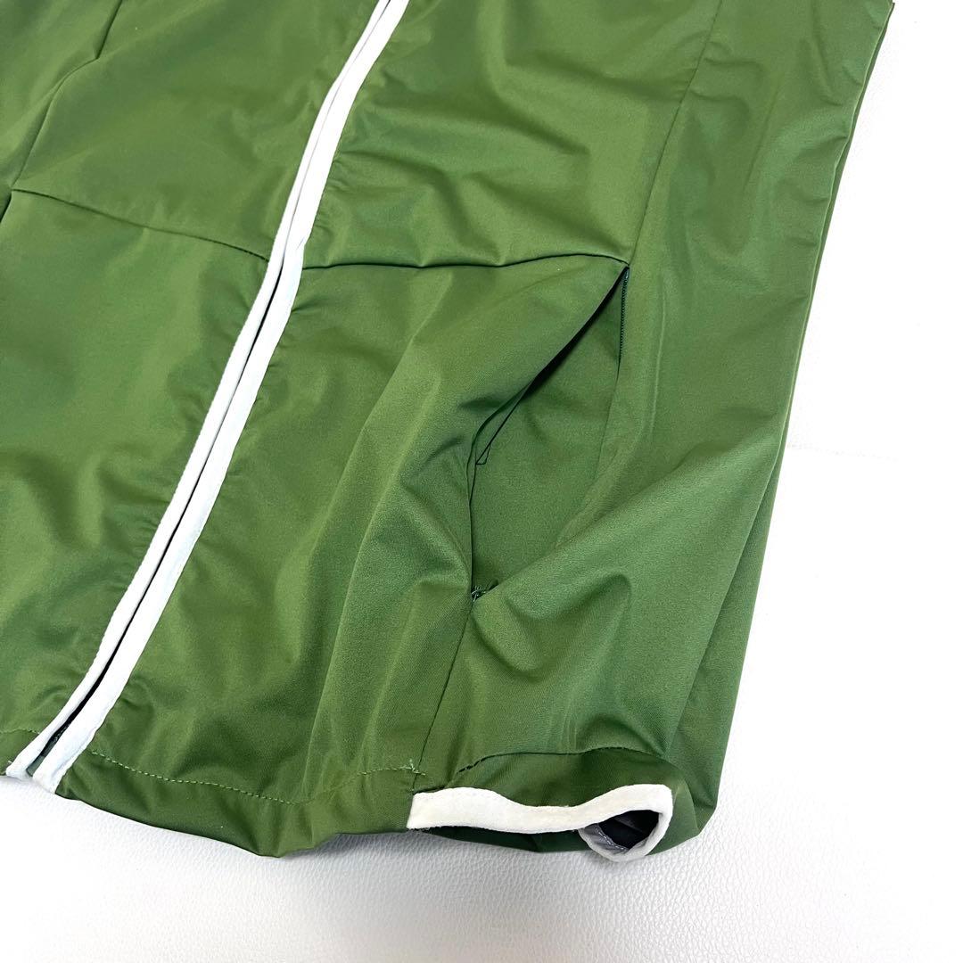 【新品】パーリーゲイツ フード付きベスト グリーン ロゴ入り ゴルフウェア　S