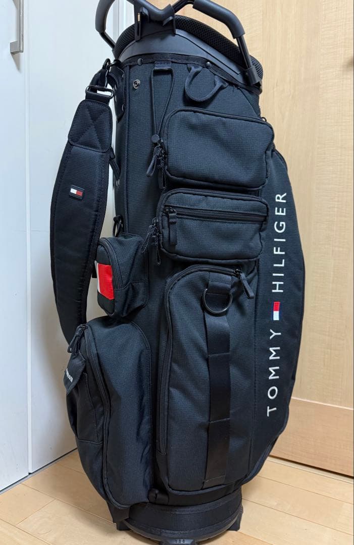 美品★トミーヒルフィガー★キャディバッグ★ゴルフ★ゴルフバッグ★★レア