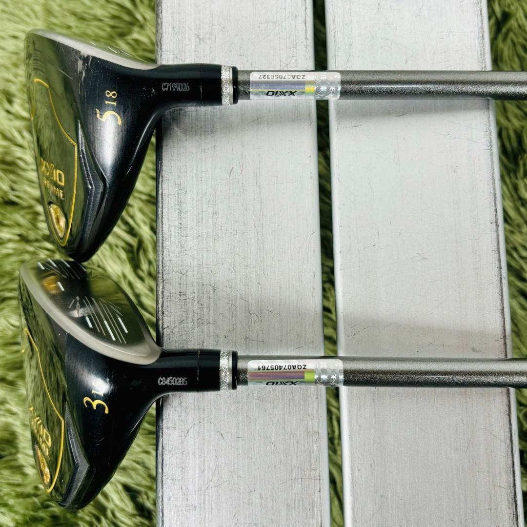 ゼクシオ プライム12 ウッド2本セット メンズゴルフ シャフトカット 大人気