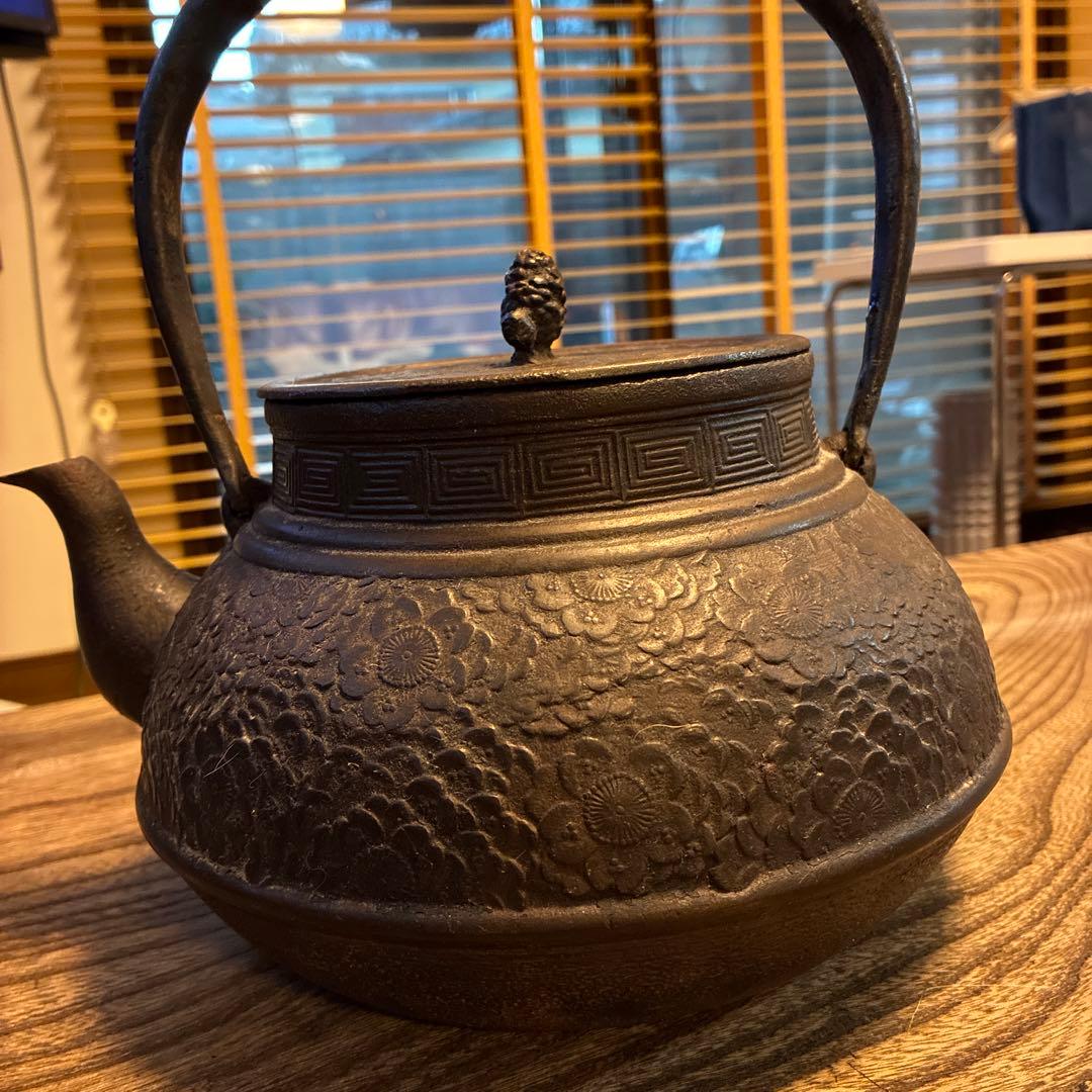 鉄瓶 鉄製 茶道具　大型
