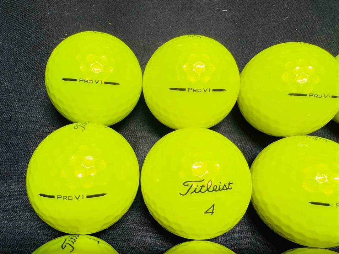最新 タイトリストPRO V1 2025年モデル 20個　　イエロー