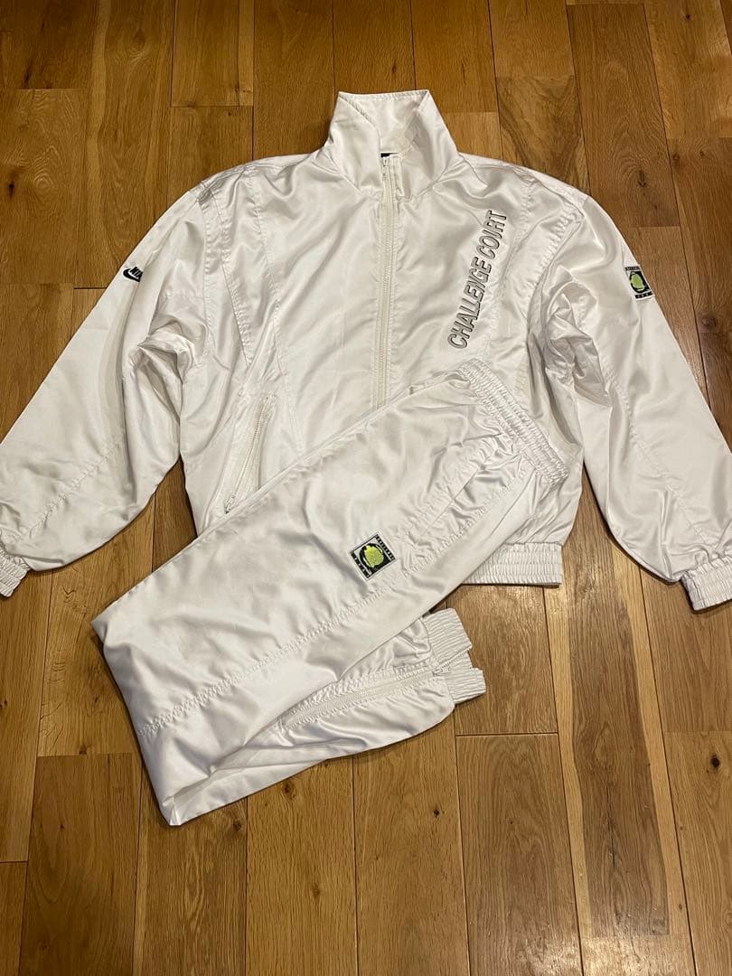 【美品】NIKE チャレンジコート セットアップ Lサイズ 80s90s