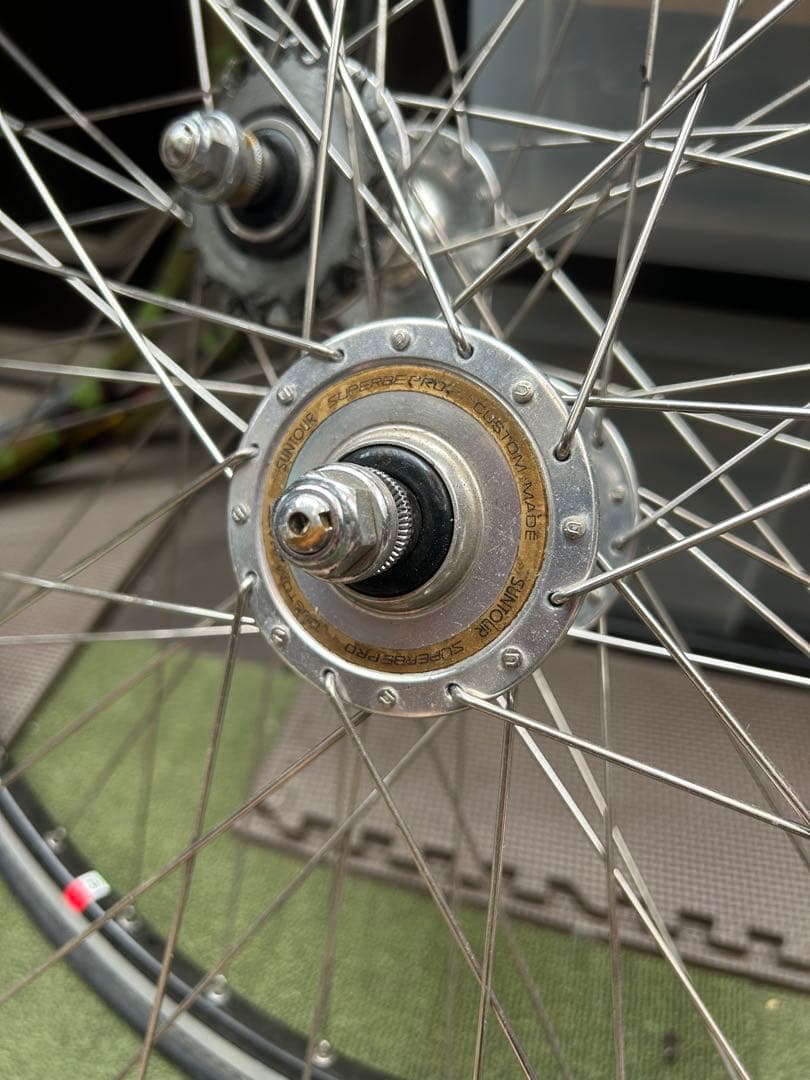 手組みホイール Suntour Alexeims クリンチャー