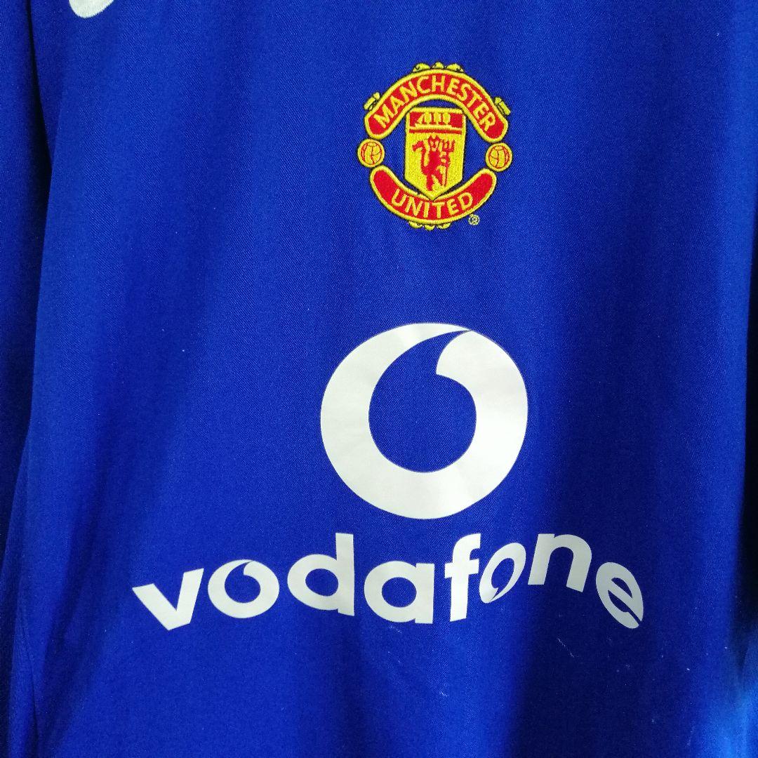 ナイキ マンチェスターユナイテッド アウェー　ブルー　青　ユニフォーム ロゴ