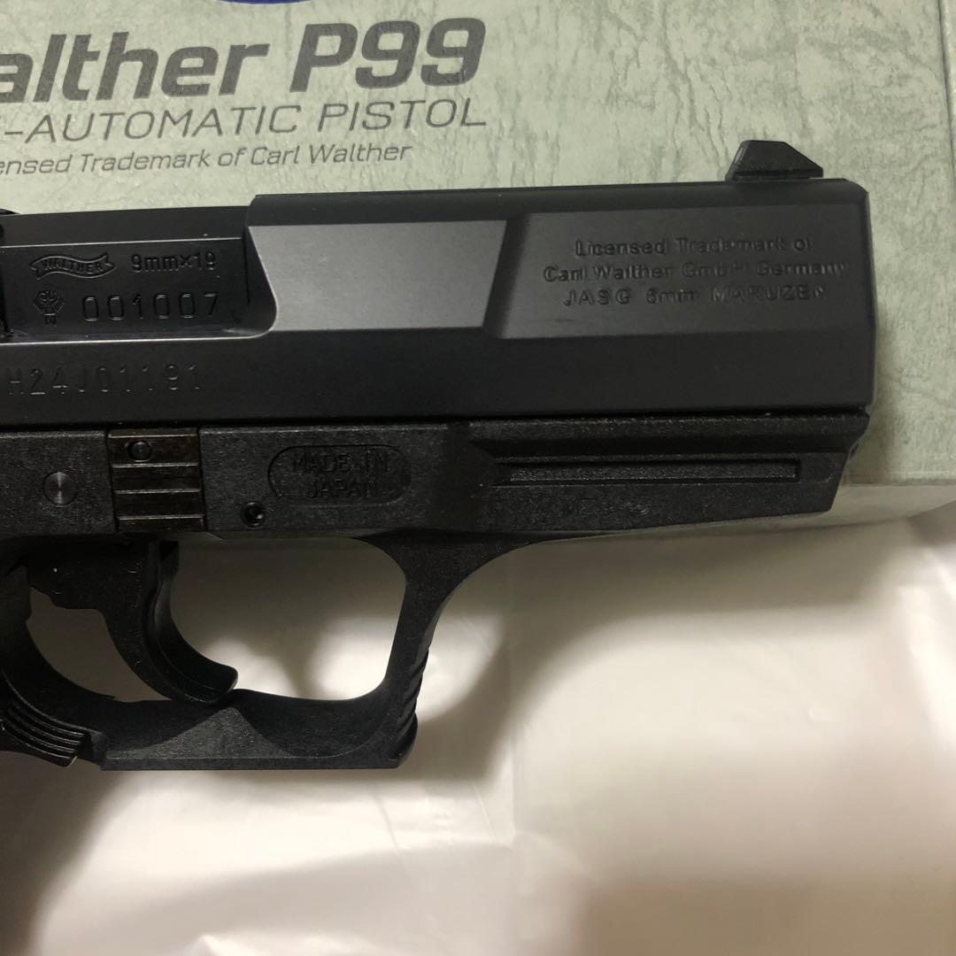 ワルサーP99 ガスブローバック　マルゼン　ワルサー正規ライセンス