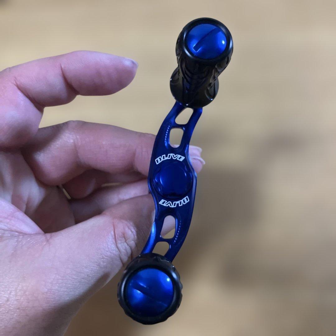 美品　ダイワ用　DLIVE ダブルハンドル リブレ　ショートバランサー　ブルー