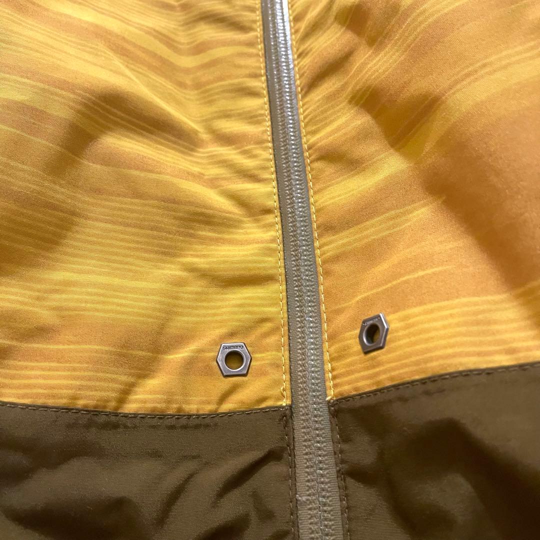 【極美品】SHIMANO ドライシールド フィッシングウェア 防寒防水 刺繍ロゴ