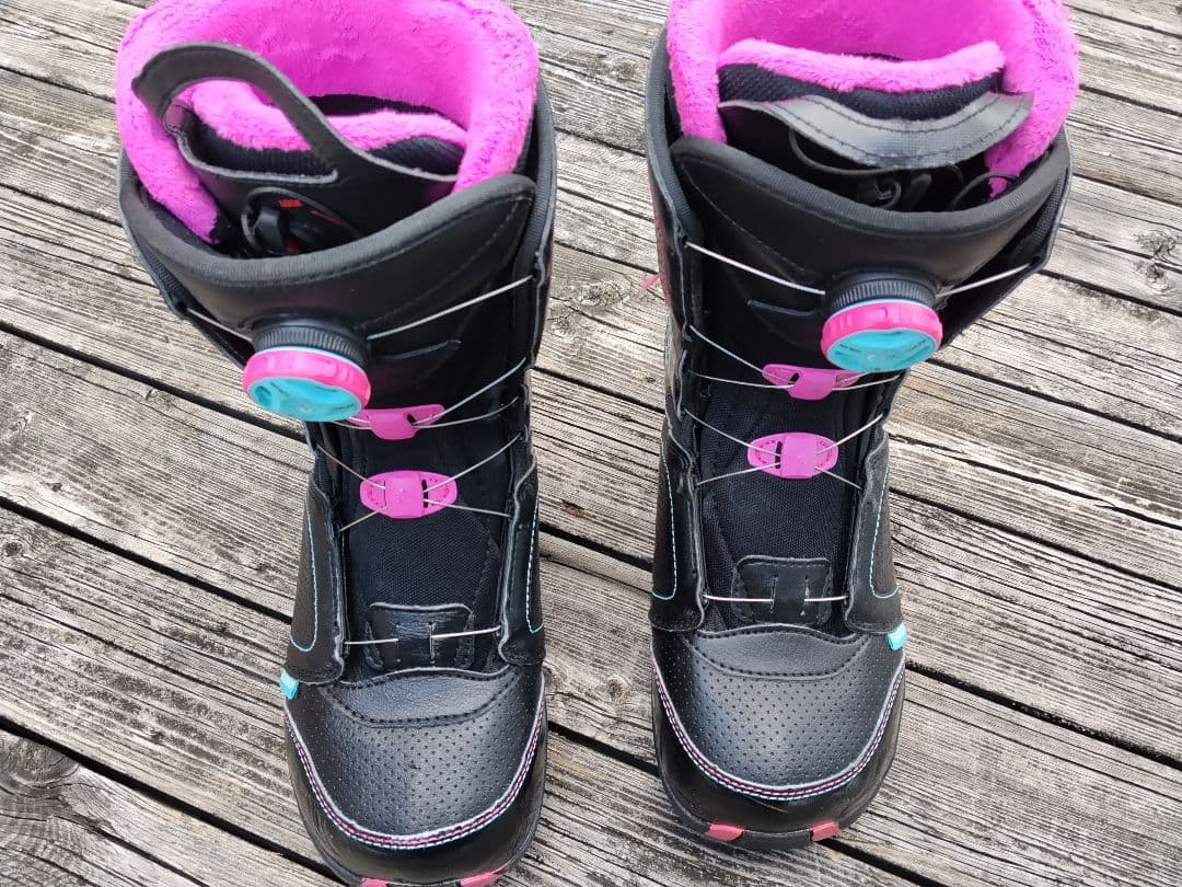 スノーボード3点セット 眞空雪板等 147 サロモンビン BOAブーツ 24.5