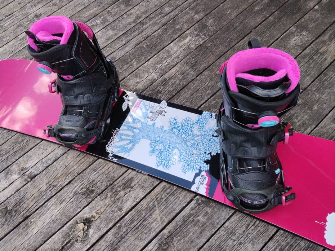 スノーボード3点セット 眞空雪板等 147 サロモンビン BOAブーツ 24.5