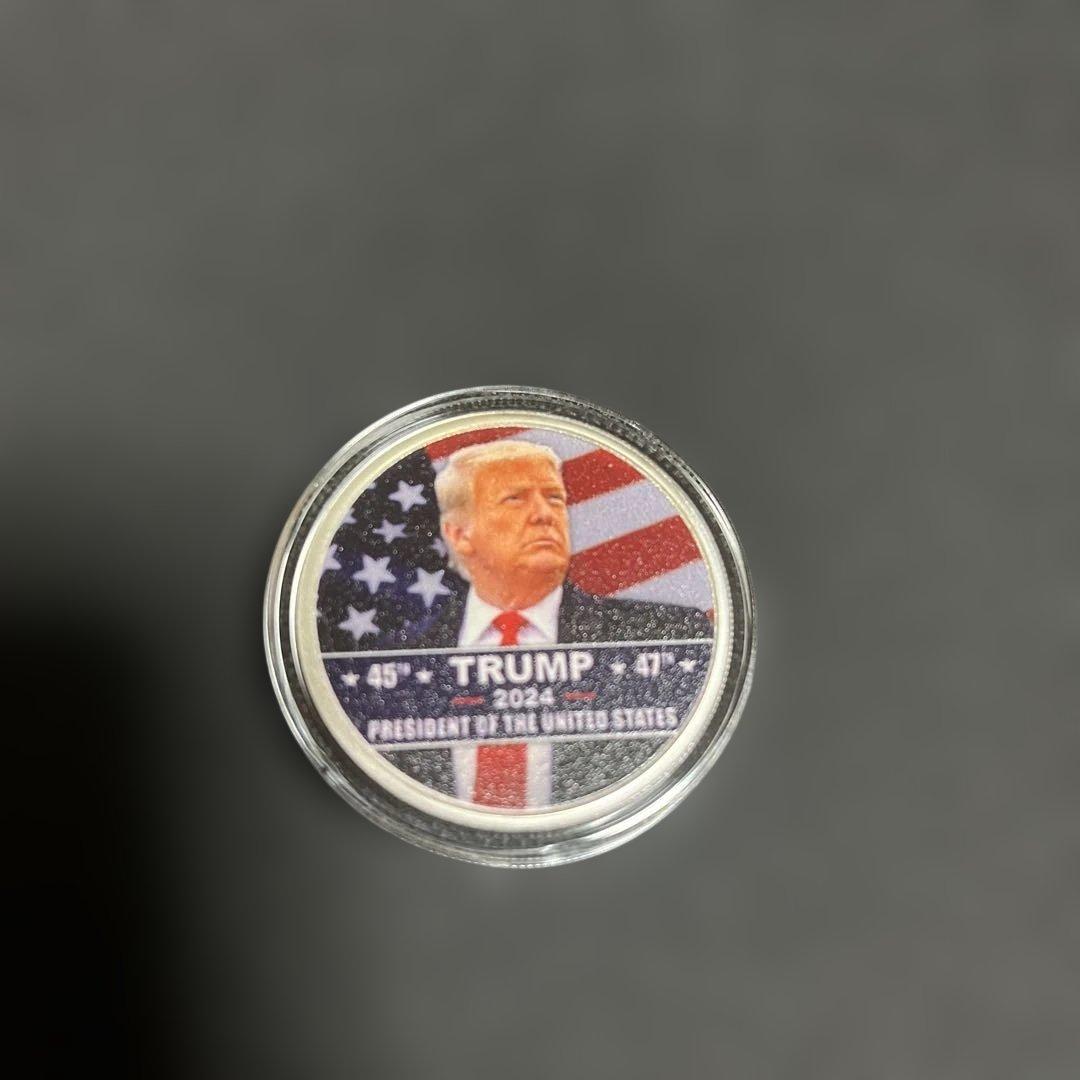 第45代・第47代大統領記念 トランプ 大統領2024年 純銀