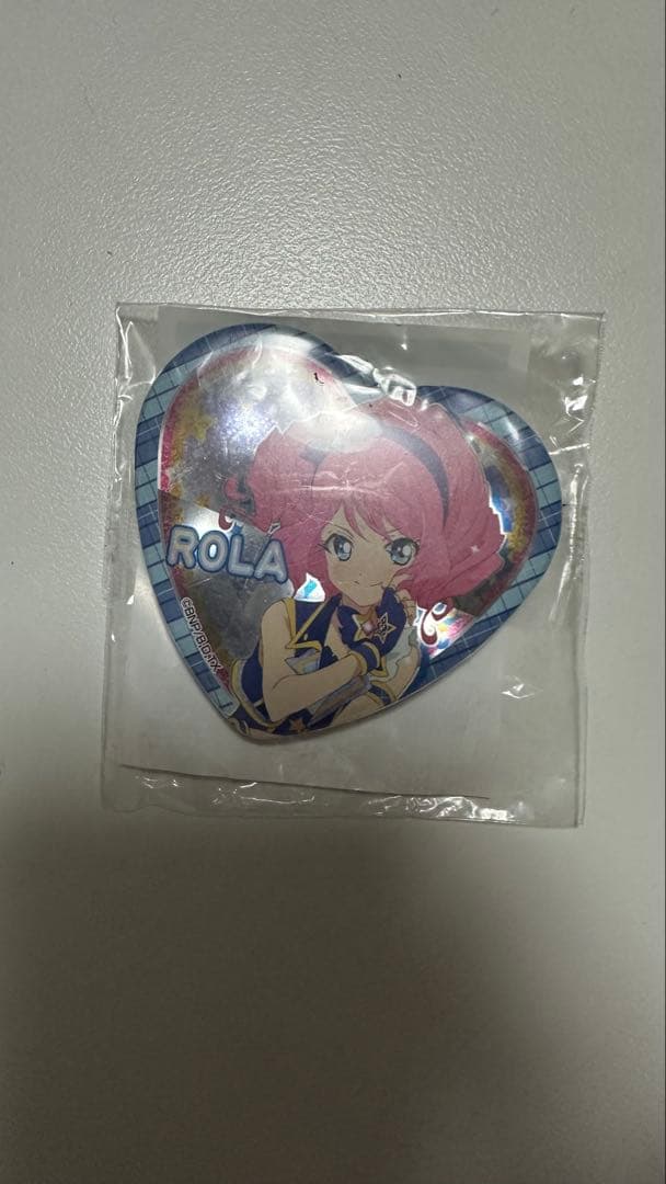 アイカツスターズ！ ハート型缶バッジ 桜庭ローラ