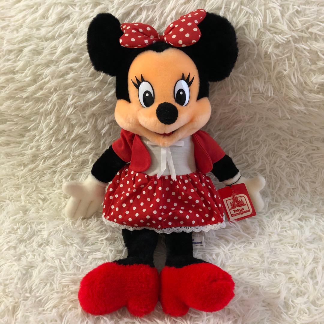 激レア 希少 当時物 新品タグ付き 東京ディズニーランド ミニーちゃんぬいぐるみ