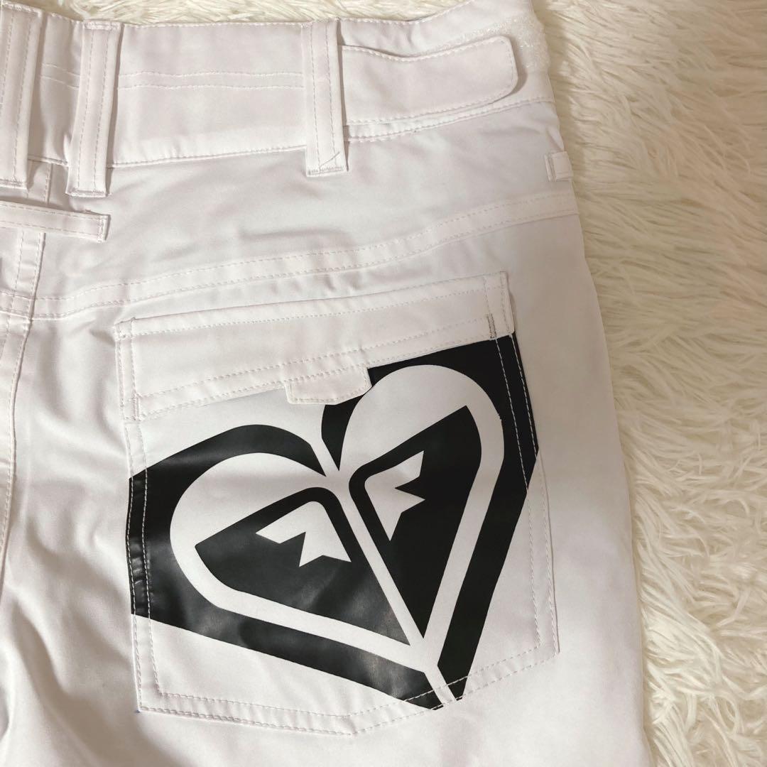 ROXY ホワイト スノーボードウェアパンツ Mサイズ未使用レディース