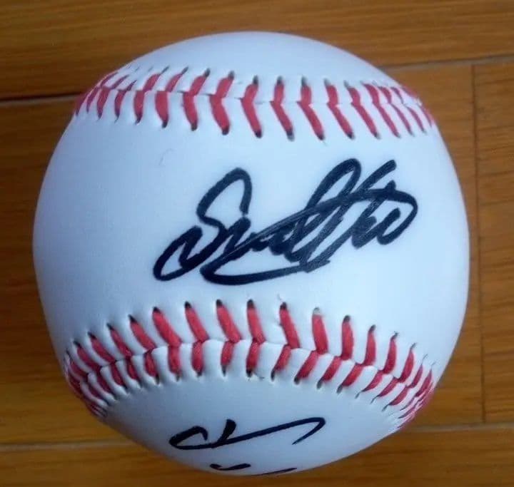 ヤクルトスワローズ　山田哲人直筆サインボール