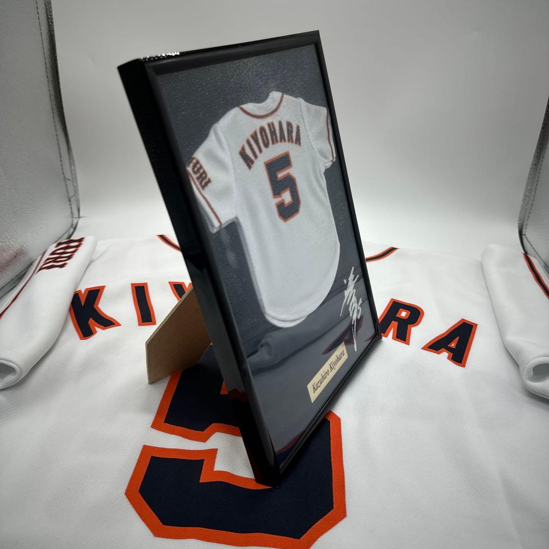 読売ジャイアンツ　元巨人軍　清原和博　応援ユニホーム　記念ミニチュアユニホーム盾