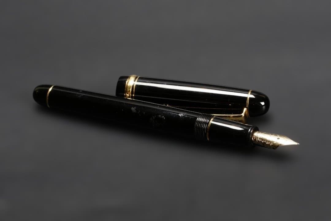 PILOT パイロット CUSTOM 74 万年筆 14K ブラック ゴールド