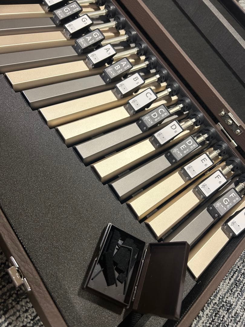 【未使用】鈴木楽器 SUZUKIトーンチャイム HB-250LC25音セット