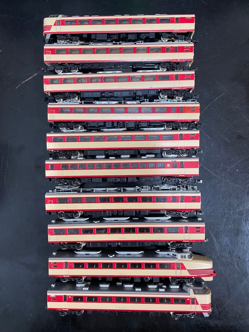 【ジャンク】TOMIX旧製品485系９両+１両　動力動作確認済み