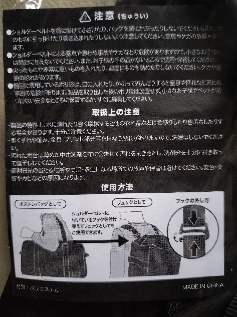 HYDE  MONSTER HOTEL 2025 苗場参加者特典 バッグ