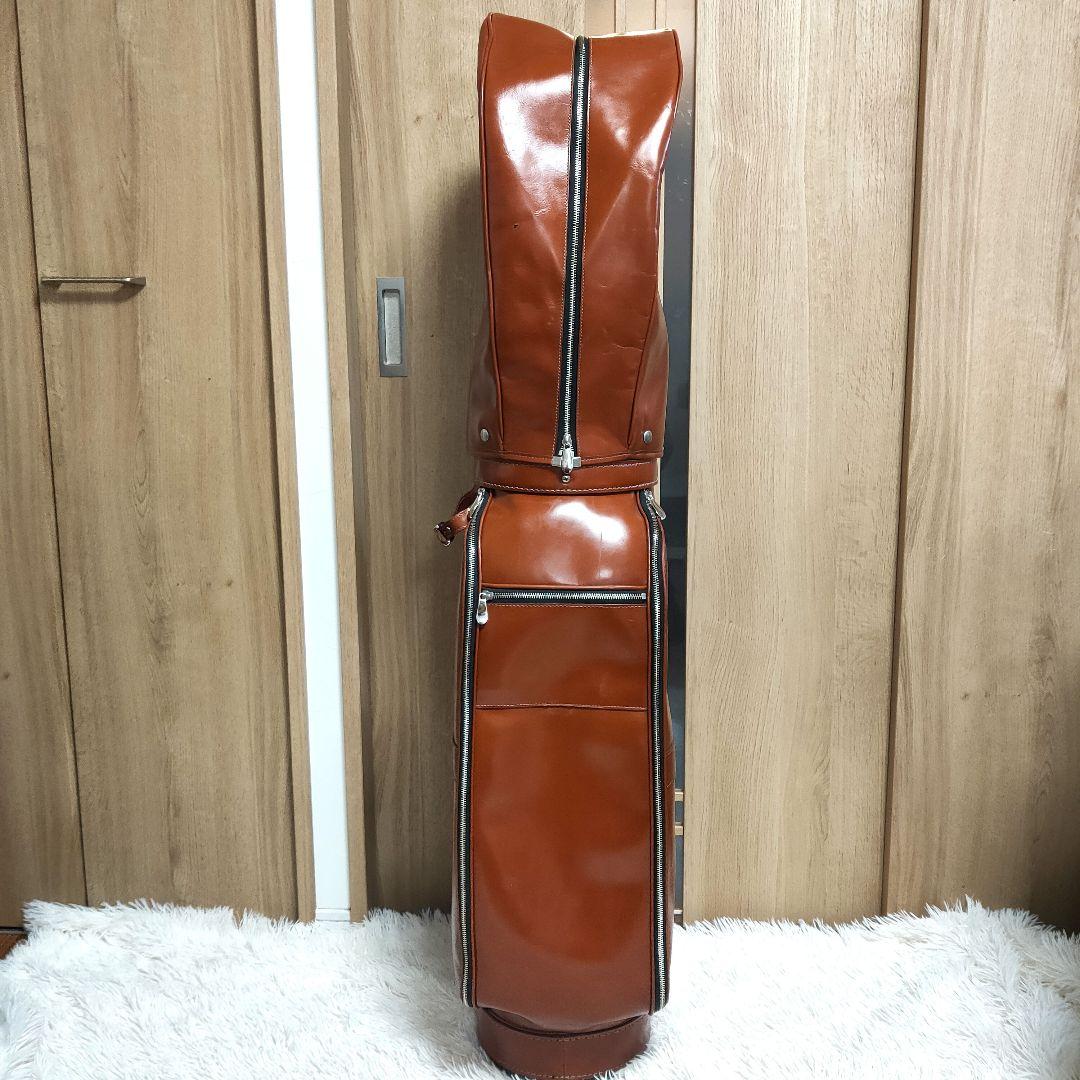 キャスコ(Kasco) 本革　キャディバッグ　ブラウン