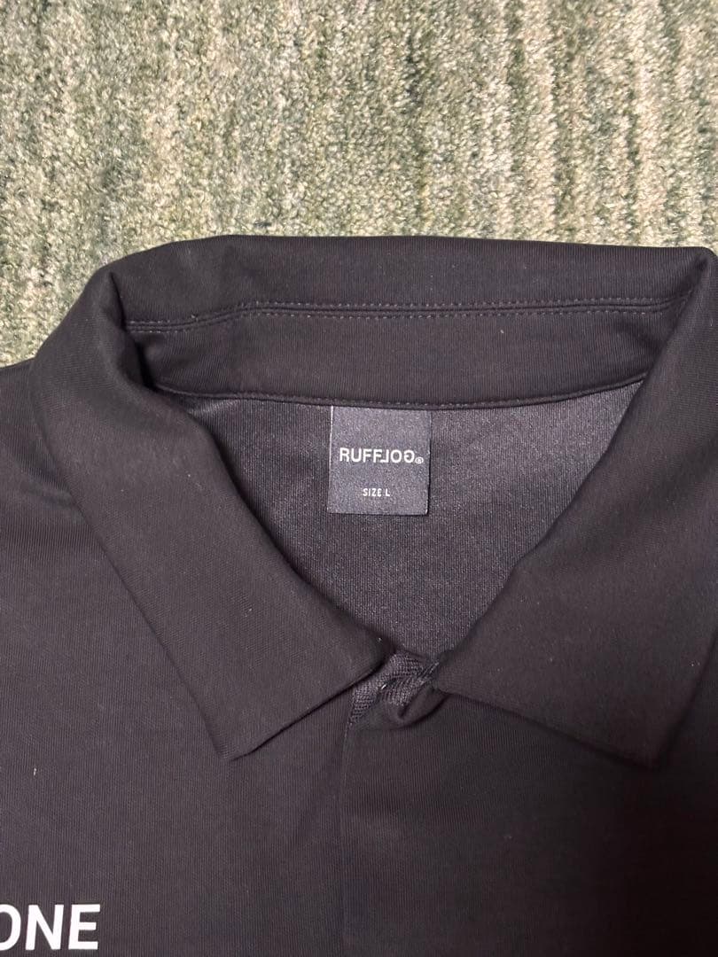 RUFFLOG ラフロッグ　ボックスロゴ オーバーシャツ L