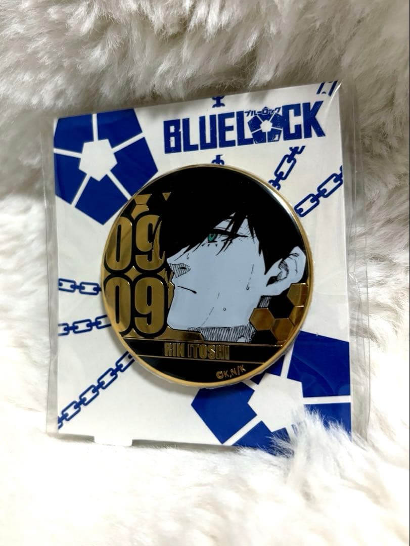 ブルーロック 糸師凛 バースデイ メタル缶バッジ