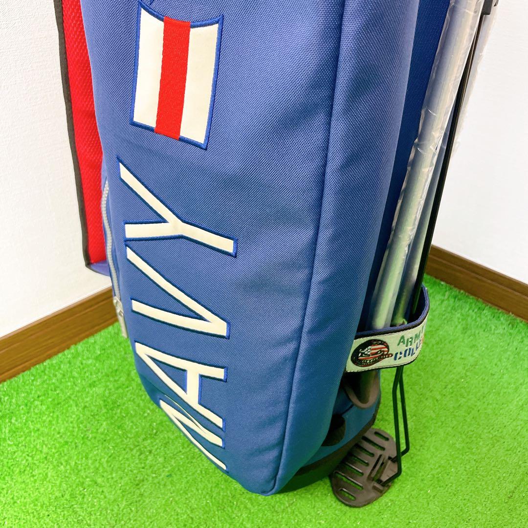 美品　アーミーベースコレクション　デニム　スタンドキャディバック　アイアンカバー