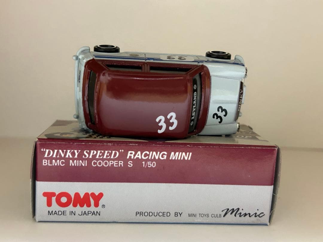 トミカ 日本製 ミニック特注 BLMCミニクーパー S DINKY SPEED