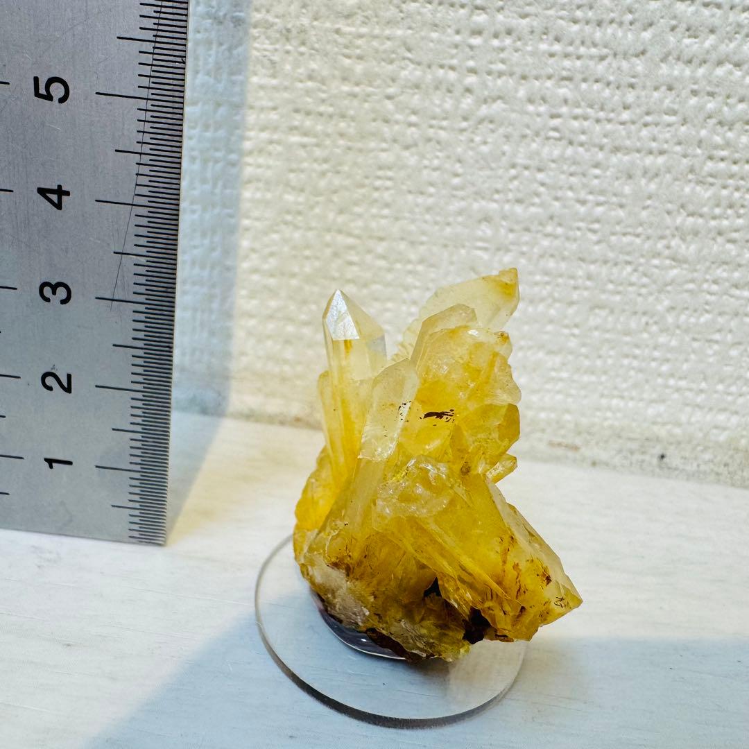 レモン水晶 国産鉱物 奈良 希少 クラスター ハイクラス