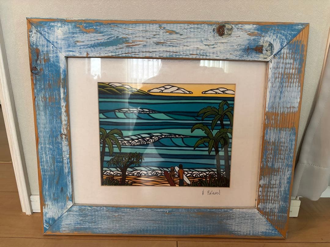 最終価格　ヘザーブラウン　絵画　フレーム