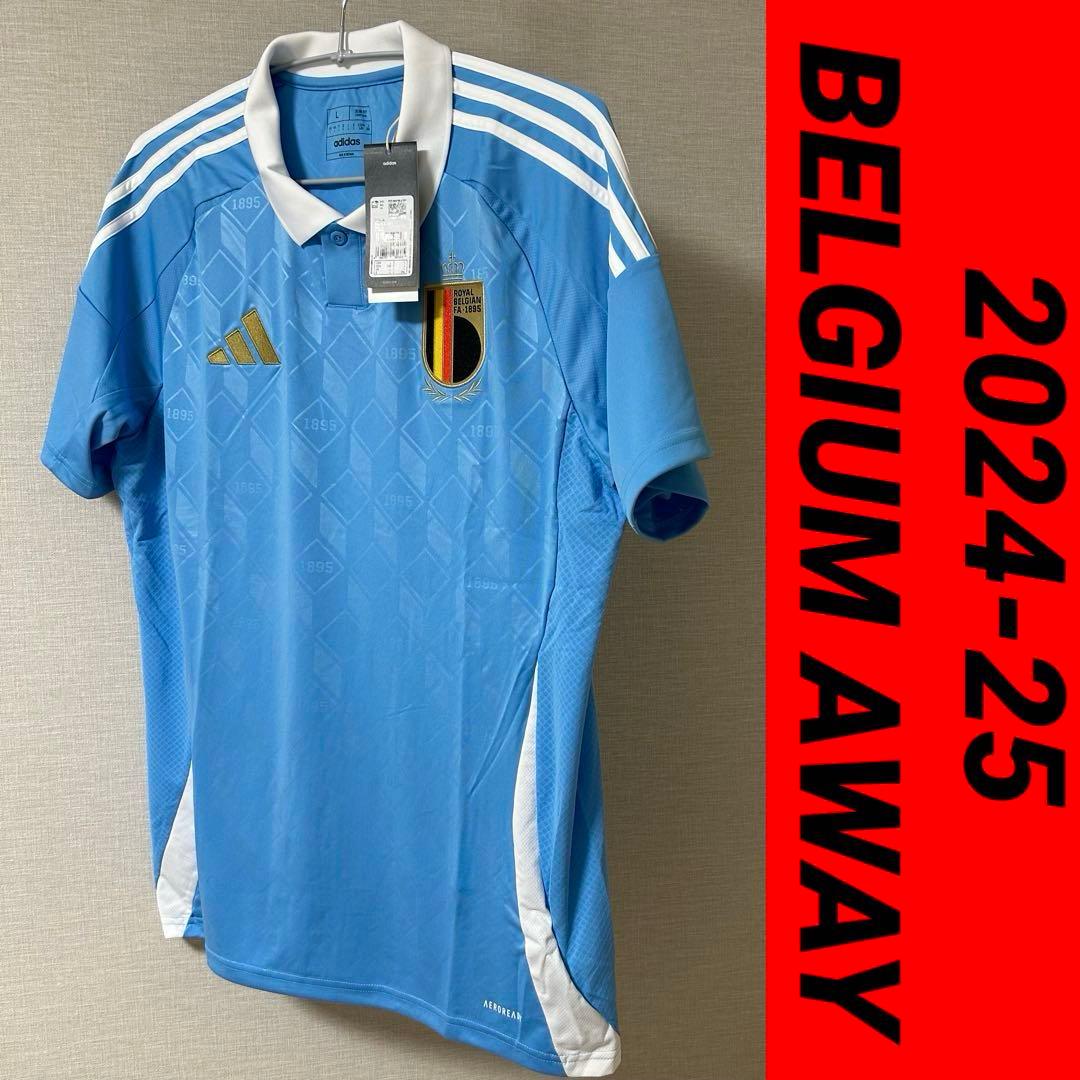 正規品新品☆ベルギー代表24/25アウェイユニフォーム Lサイズ☆タンタンの冒険