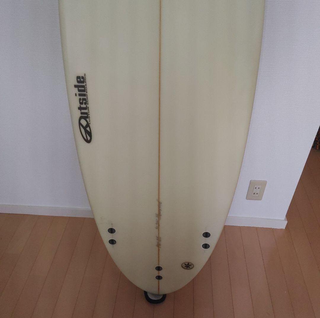 outside アウトサイド 5'4 ショートボード トライフィン ケース付き
