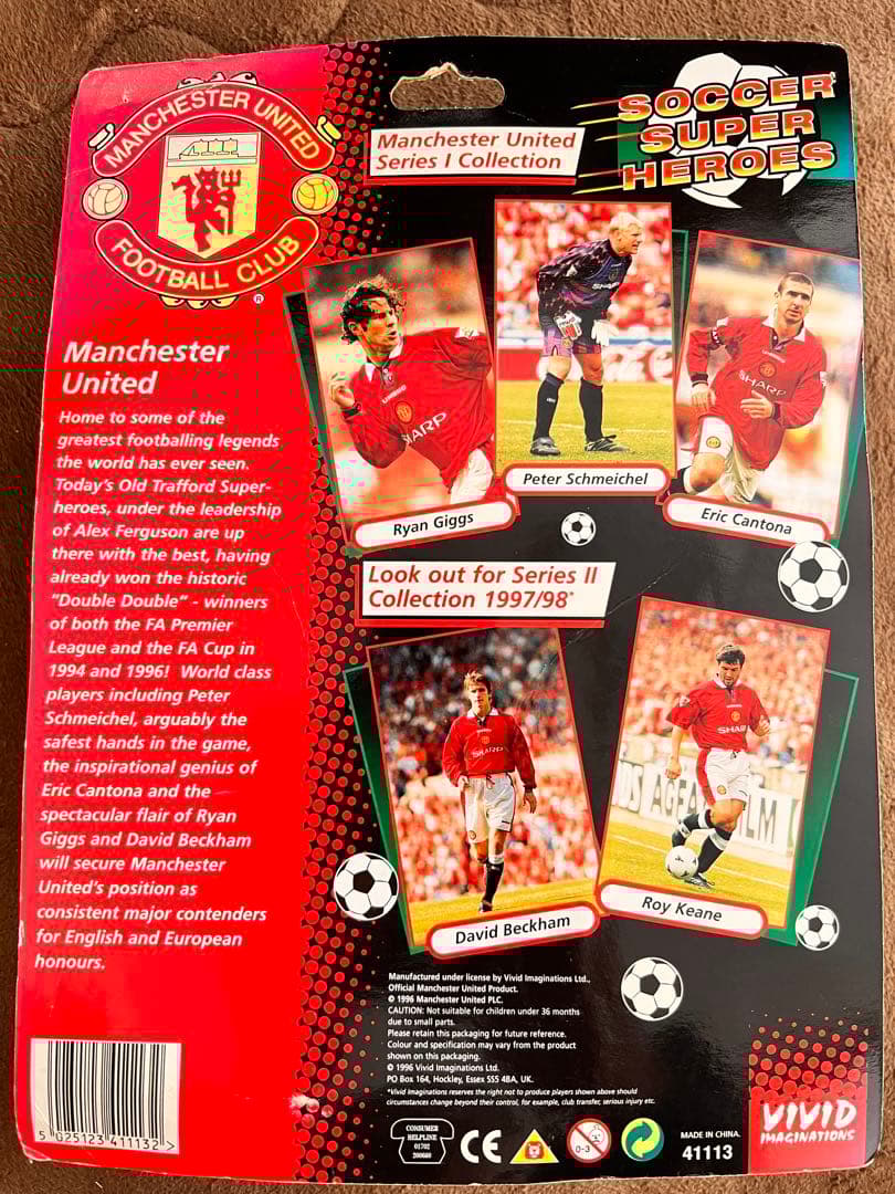 マンチェスターユナイテッド ビンテージ エリックカントナ フィギュア