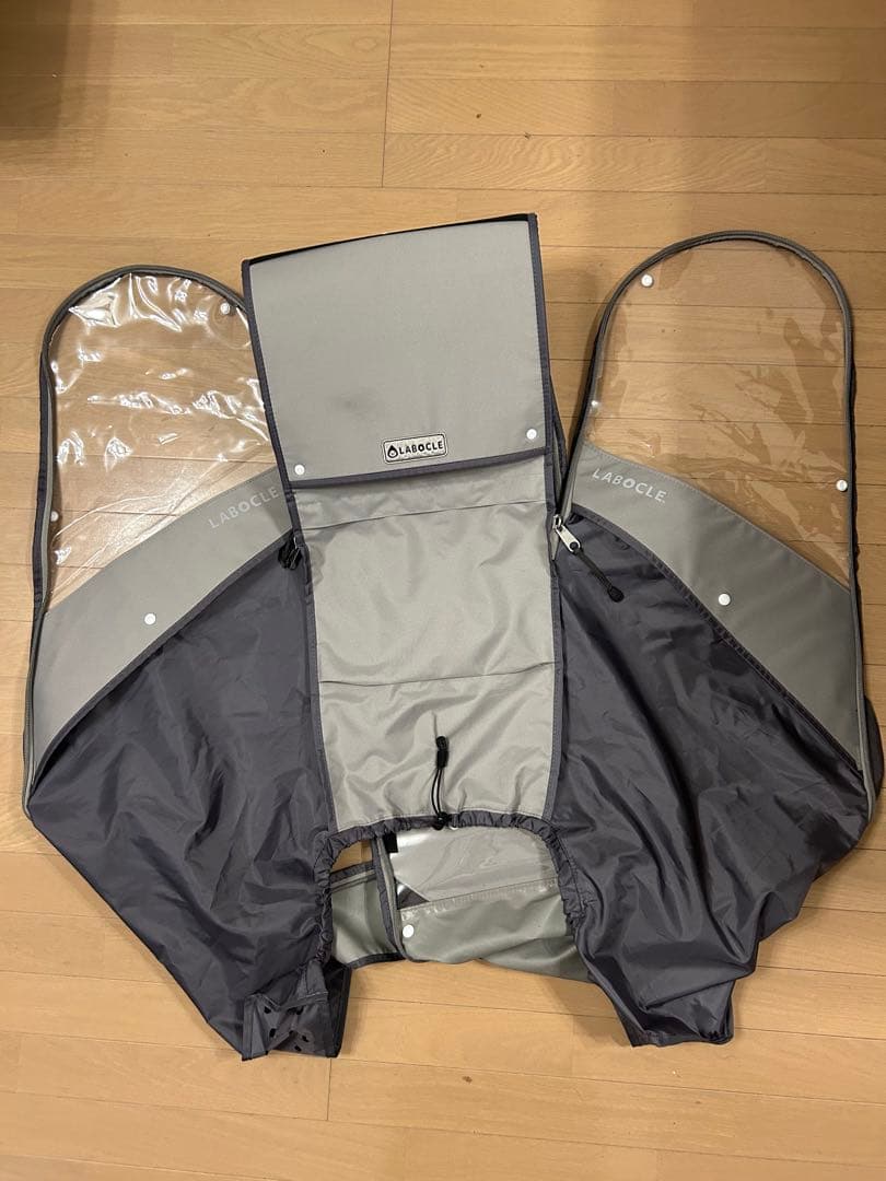 ラボクル　後ろレインカバー　 最新バージョンPCR04 《マットグレー》