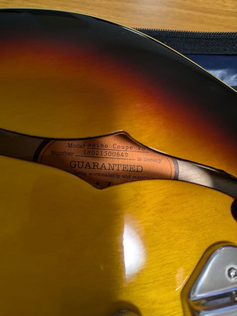 Epiphone エピフォン Casino Coupe VS