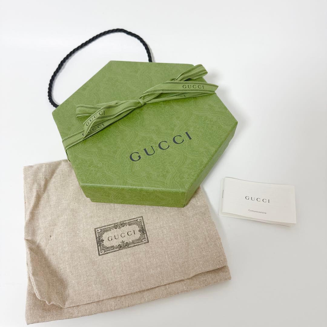 【未使用品級】グッチ インターロッキング ペット 首輪 レザー 付属品多数