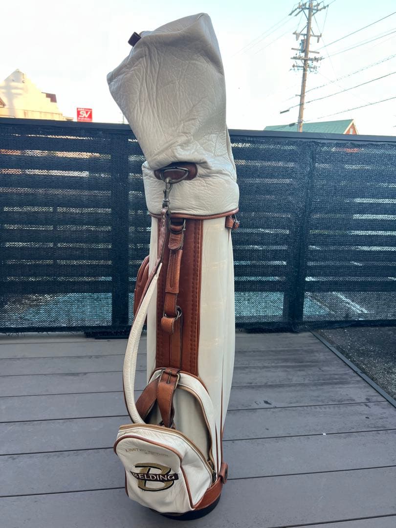Belding 限定版キャディバッグ 3/5本革製