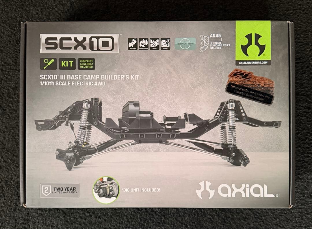 新品！axial SCX10 Ⅲ BASE CAMP BUILDER’S KIT