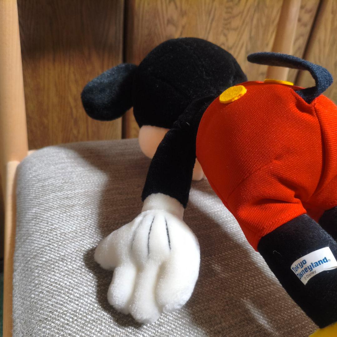 ミッキーマウス　ぬいぐるみ　レトロ　昔　平成　当時物