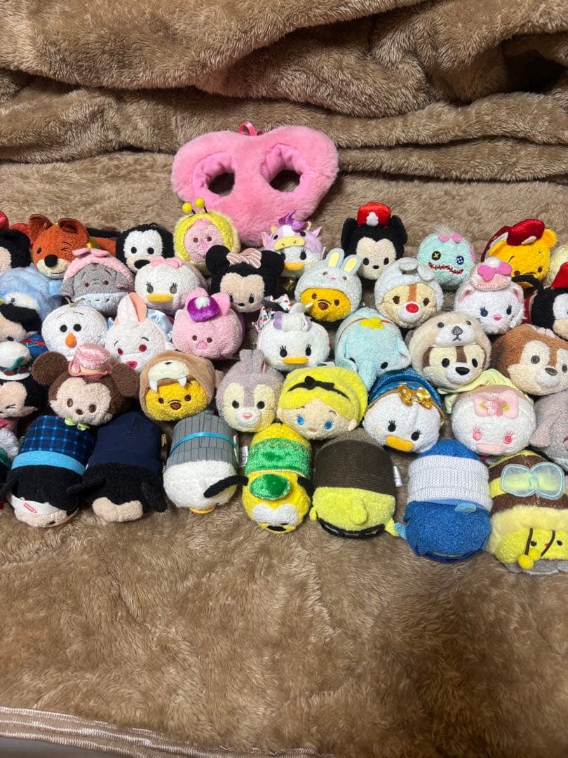 ディズニーツムツム　ぬいぐるみ71体　まとめ売り