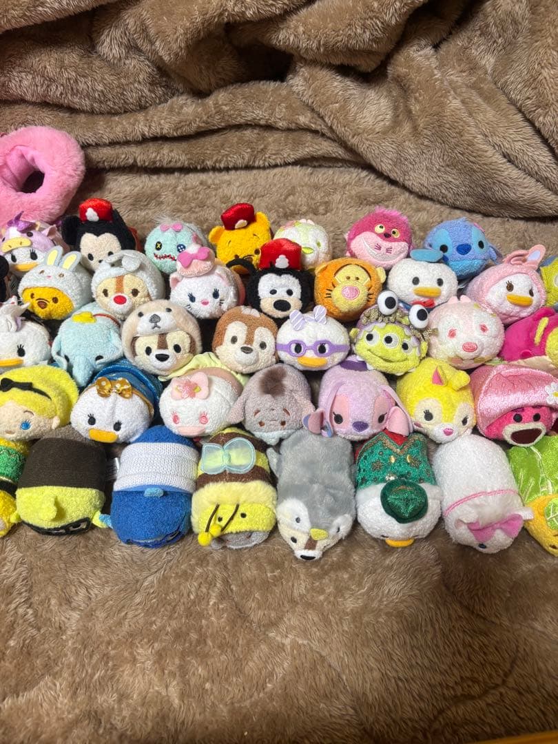 ディズニーツムツム　ぬいぐるみ71体　まとめ売り