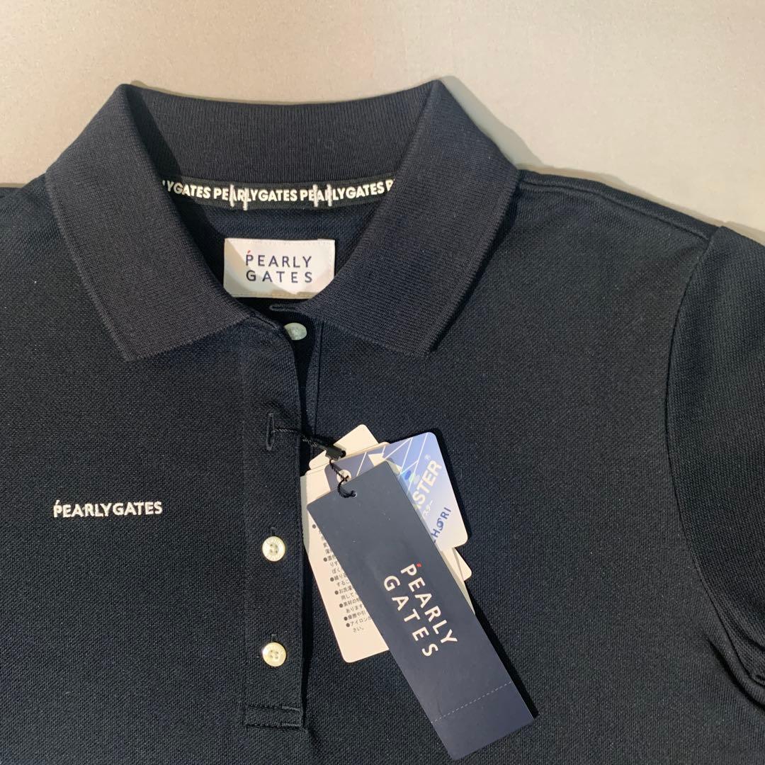 【未使用品】タグ付き！PEARLY GATES ネイビー ポロシャツ 89