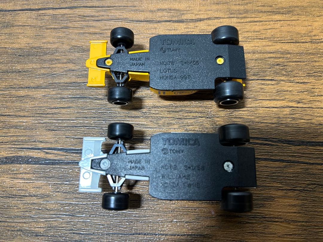 トミカ ウィリアムズ ホンダ F1 & ロータス ホンダ F1