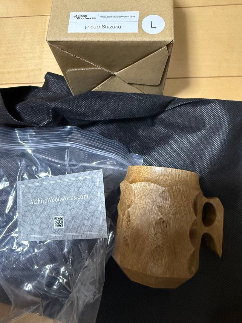 Akihiro Woodworks JINCUP Shizuku L新品