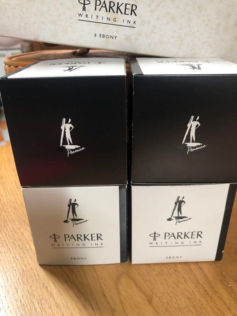 Parker Writing Ink Ebony 50ml 4本セット