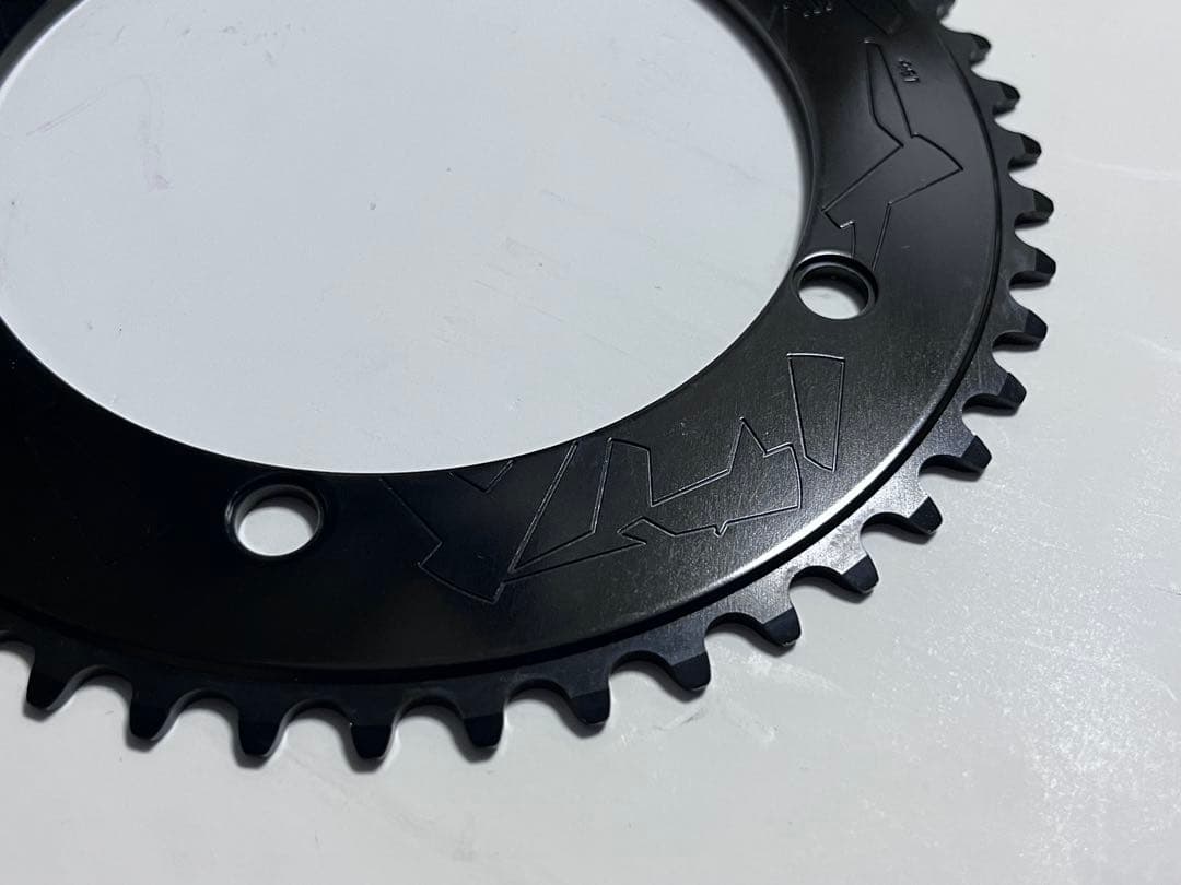 ★極美品 Affinity pro chainring 49t PCD144黒★