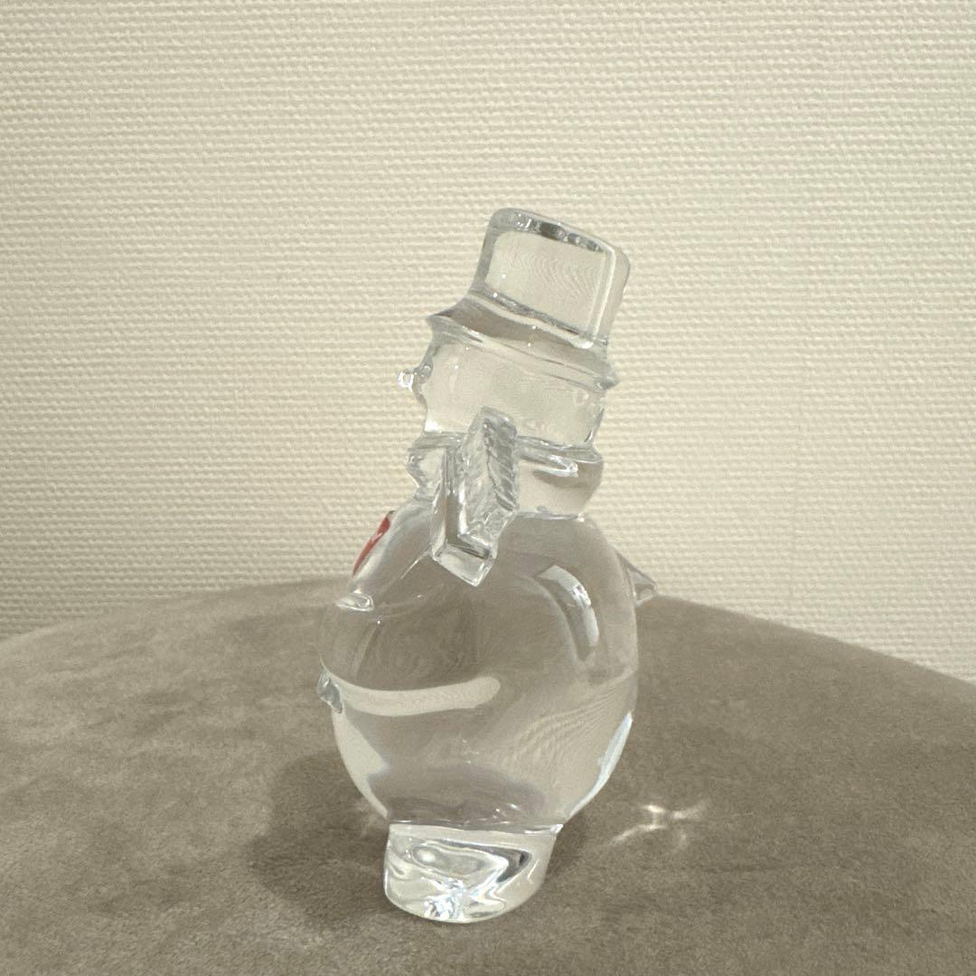 バカラ　雪だるま　モップ　置物