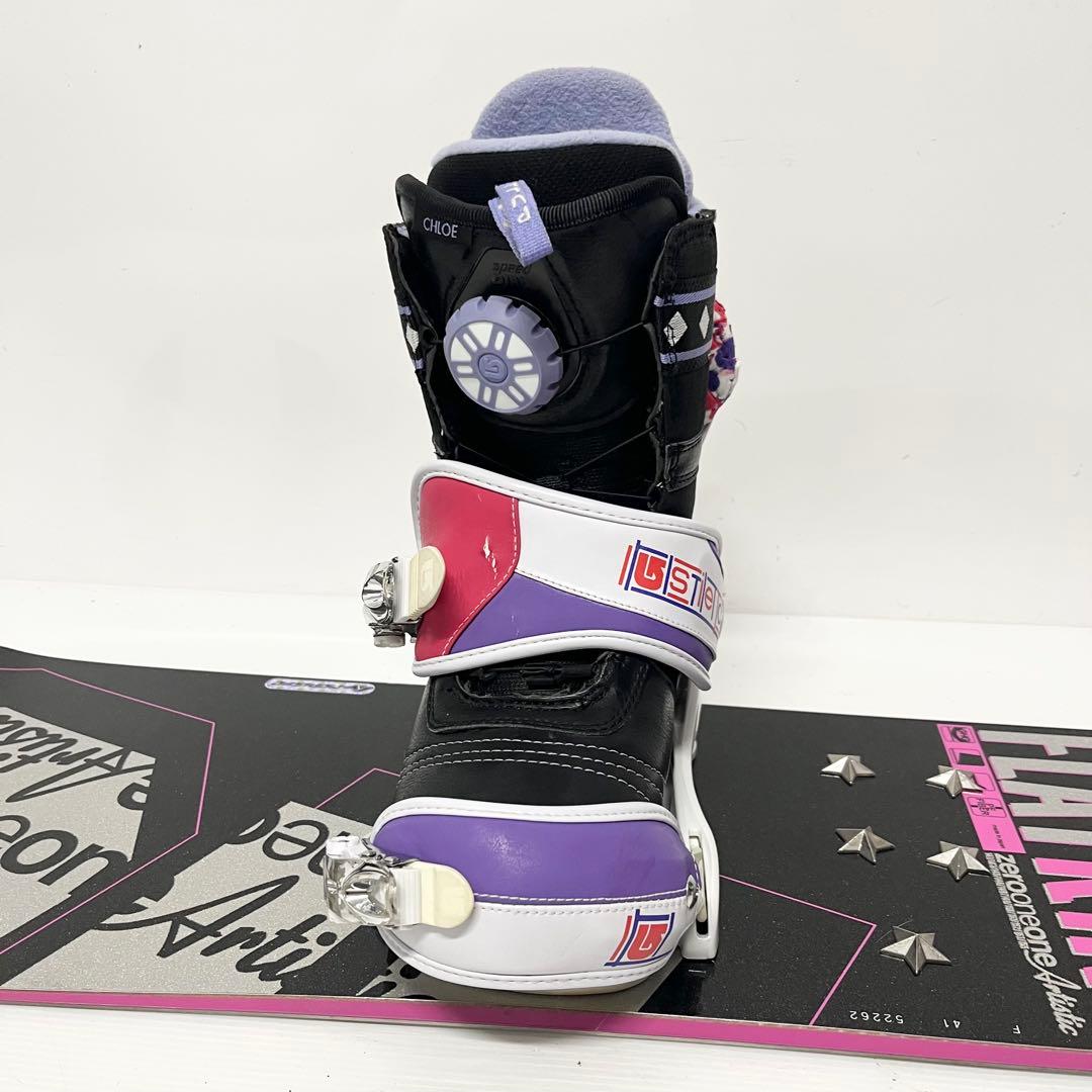 BURTON 011 FLAT KING レディース スノボセット　スノーボード