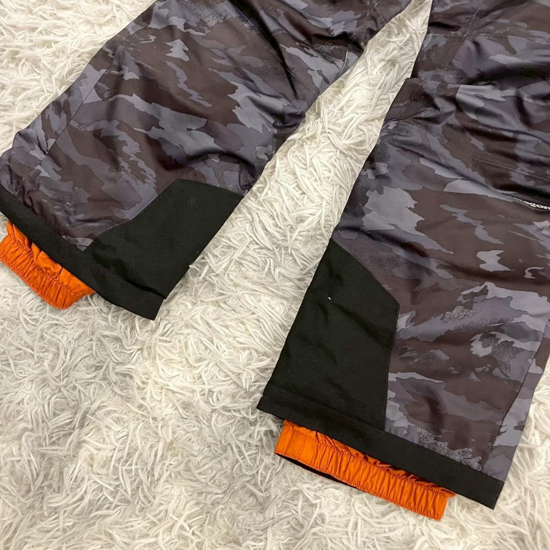 『patagonia』キッズスノーショットパンツ　スキーウェア　迷彩　130相当