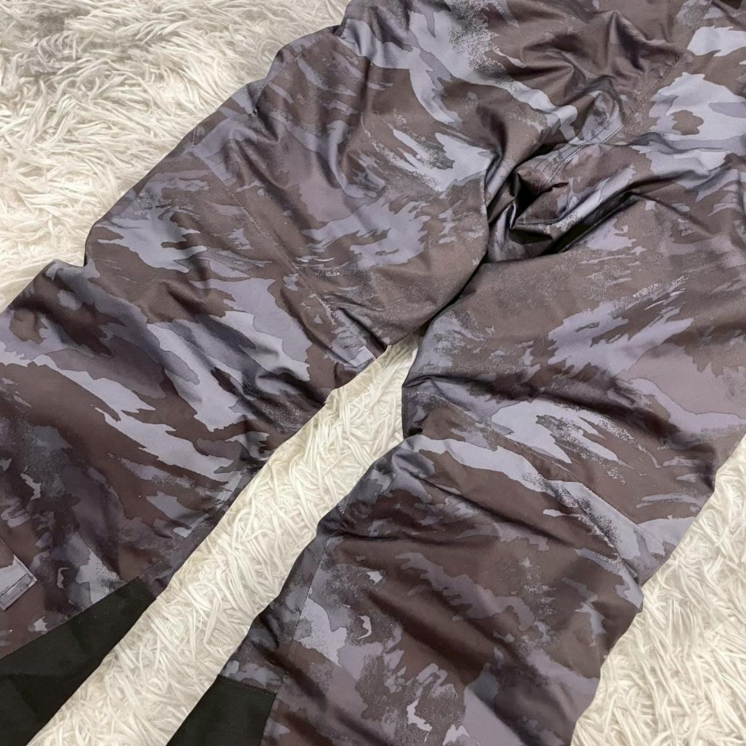 『patagonia』キッズスノーショットパンツ　スキーウェア　迷彩　130相当